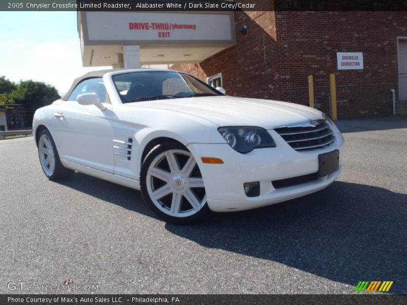 Alabaster White / Dark Slate Grey/Cedar 2005 Chrysler Crossfire Limited Roadster