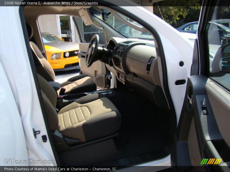 Avalanche White / Steel/Graphite 2008 Nissan Xterra S