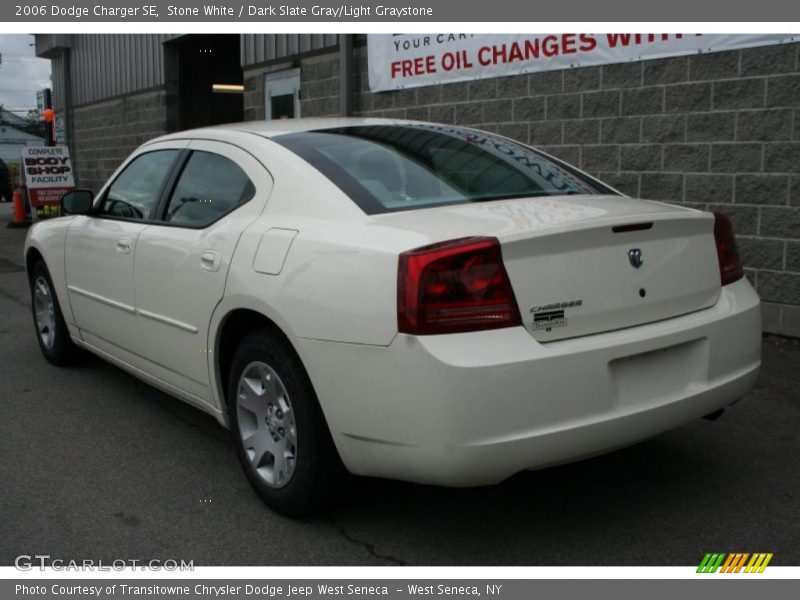 Stone White / Dark Slate Gray/Light Graystone 2006 Dodge Charger SE
