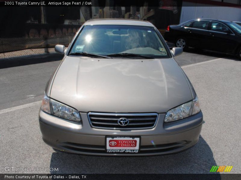 Antique Sage Pearl / Oak 2001 Toyota Camry LE