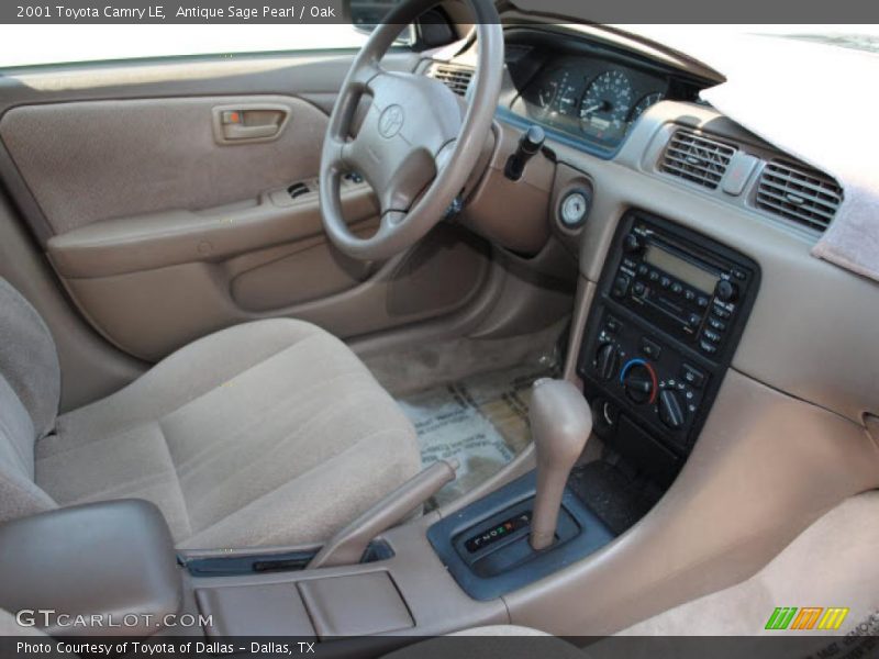 Antique Sage Pearl / Oak 2001 Toyota Camry LE