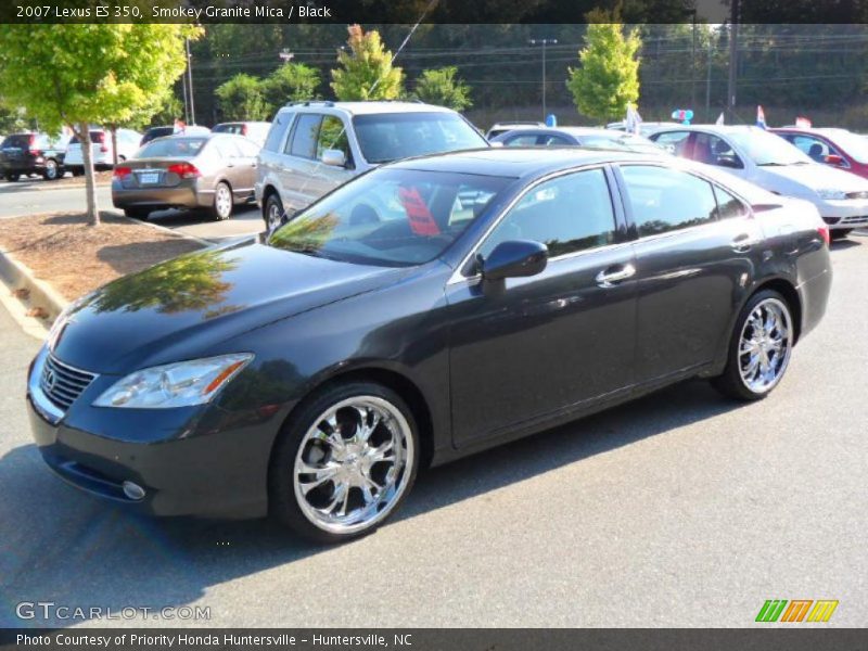 Smokey Granite Mica / Black 2007 Lexus ES 350