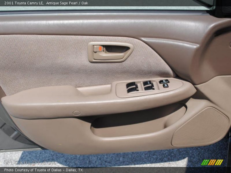 Antique Sage Pearl / Oak 2001 Toyota Camry LE