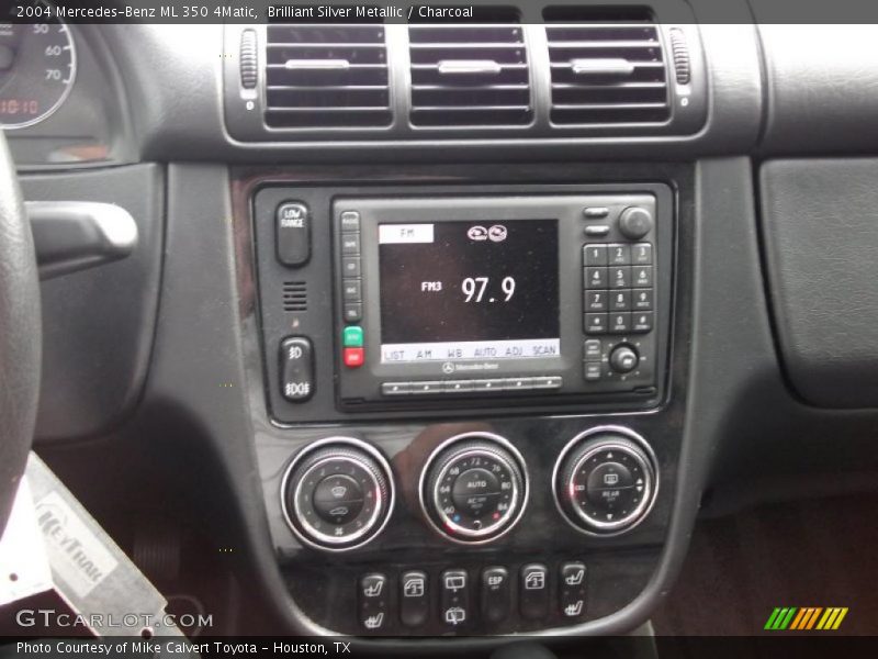 Brilliant Silver Metallic / Charcoal 2004 Mercedes-Benz ML 350 4Matic