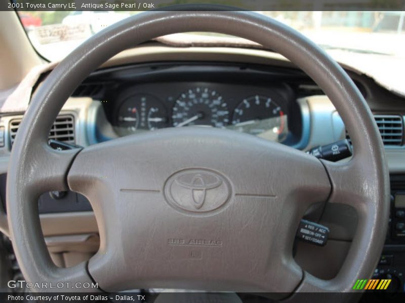 Antique Sage Pearl / Oak 2001 Toyota Camry LE