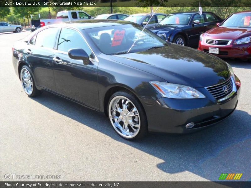 Smokey Granite Mica / Black 2007 Lexus ES 350