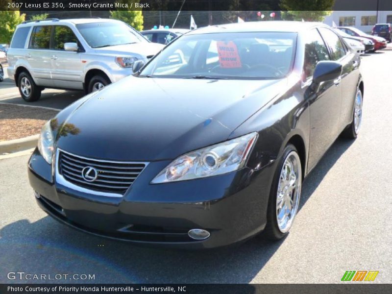 Smokey Granite Mica / Black 2007 Lexus ES 350