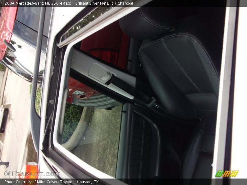 Brilliant Silver Metallic / Charcoal 2004 Mercedes-Benz ML 350 4Matic
