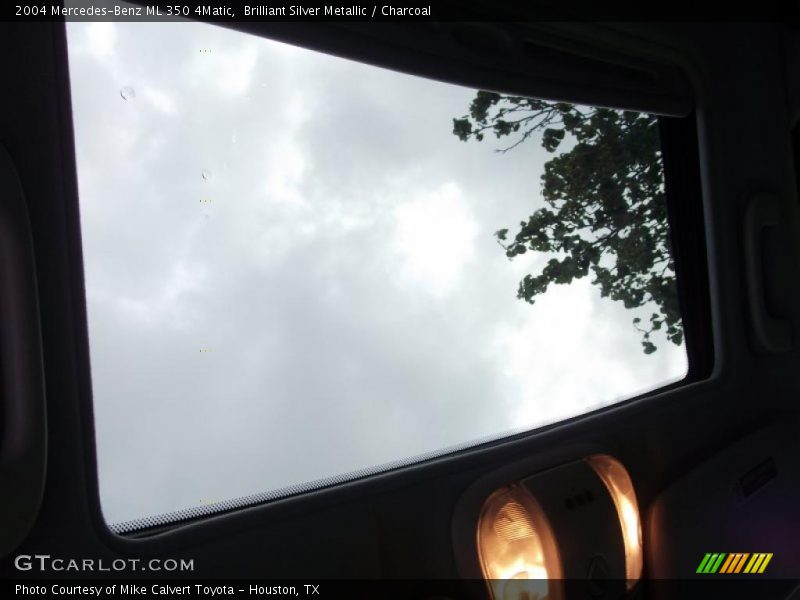 Brilliant Silver Metallic / Charcoal 2004 Mercedes-Benz ML 350 4Matic