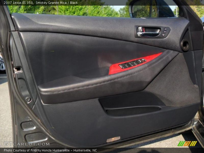 Smokey Granite Mica / Black 2007 Lexus ES 350