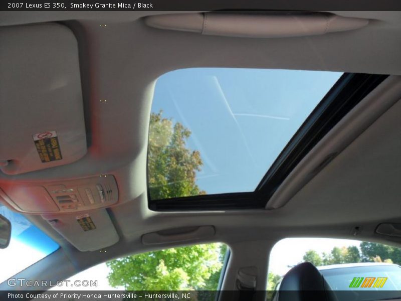Smokey Granite Mica / Black 2007 Lexus ES 350