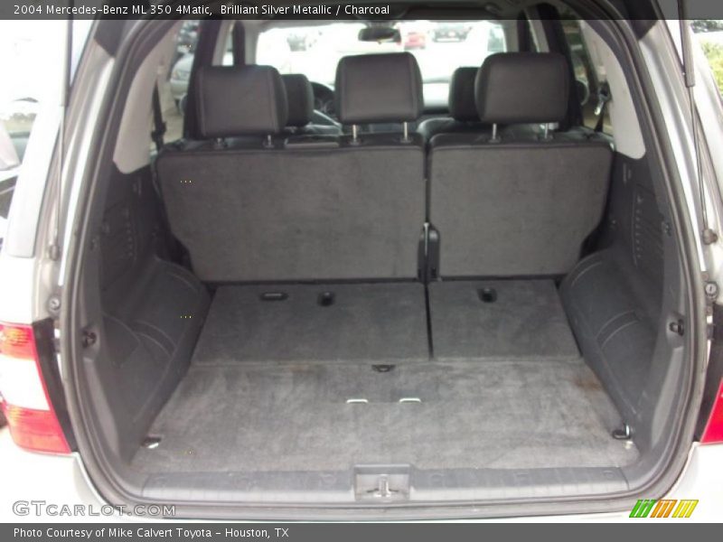 Brilliant Silver Metallic / Charcoal 2004 Mercedes-Benz ML 350 4Matic