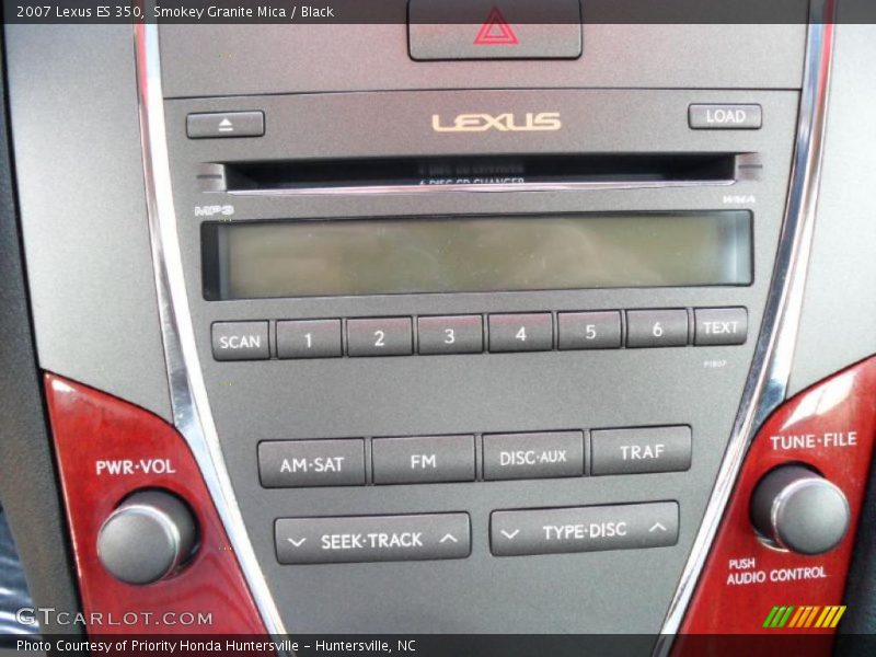 Smokey Granite Mica / Black 2007 Lexus ES 350