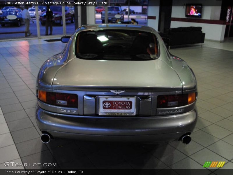 Solway Grey / Black 2002 Aston Martin DB7 Vantage Coupe