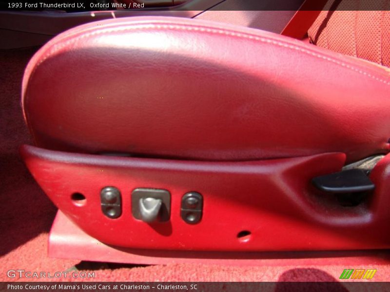 Oxford White / Red 1993 Ford Thunderbird LX