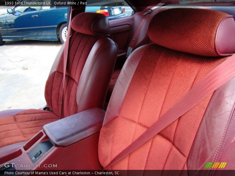 Oxford White / Red 1993 Ford Thunderbird LX