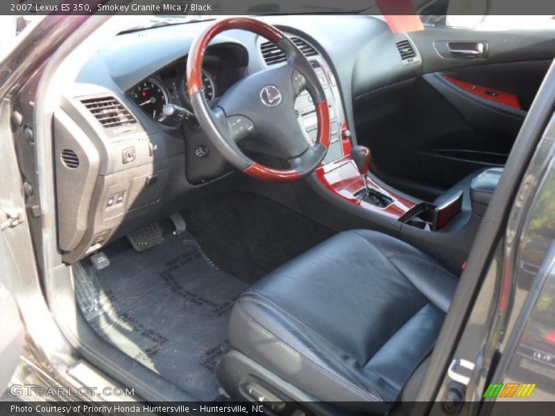 Smokey Granite Mica / Black 2007 Lexus ES 350