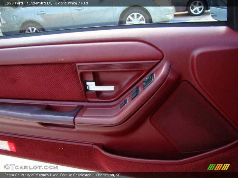 Oxford White / Red 1993 Ford Thunderbird LX