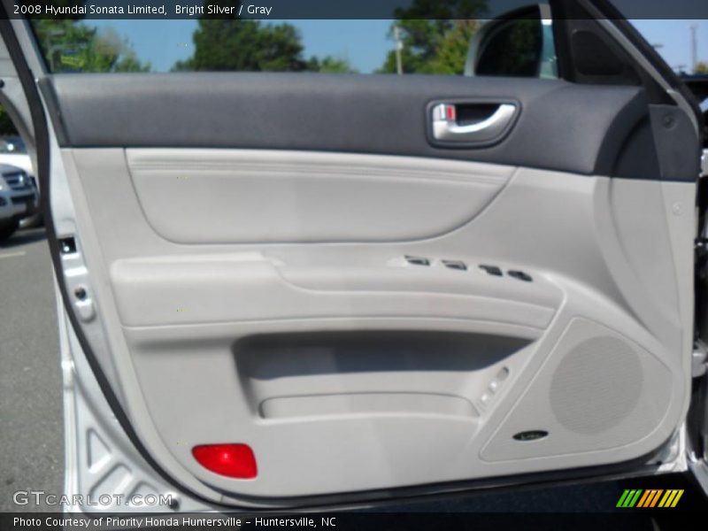Bright Silver / Gray 2008 Hyundai Sonata Limited