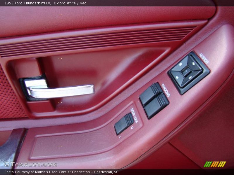 Oxford White / Red 1993 Ford Thunderbird LX