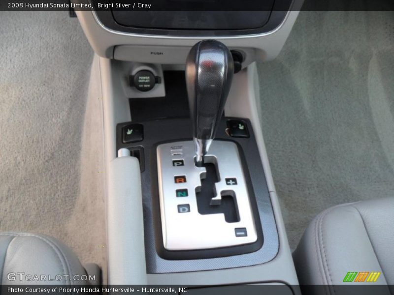Bright Silver / Gray 2008 Hyundai Sonata Limited