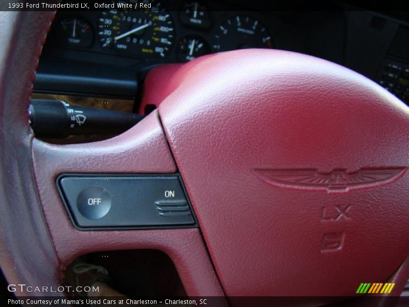 Oxford White / Red 1993 Ford Thunderbird LX