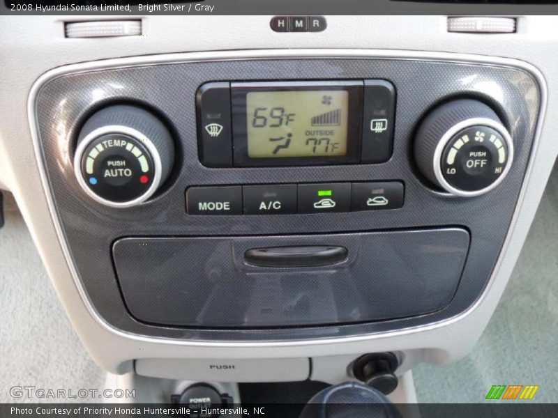Bright Silver / Gray 2008 Hyundai Sonata Limited