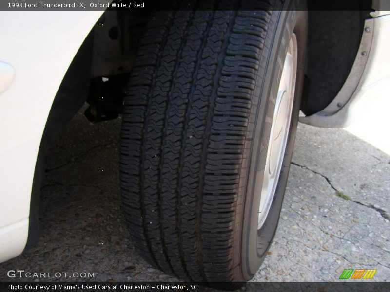 Oxford White / Red 1993 Ford Thunderbird LX