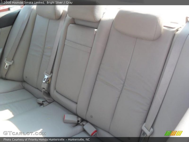 Bright Silver / Gray 2008 Hyundai Sonata Limited