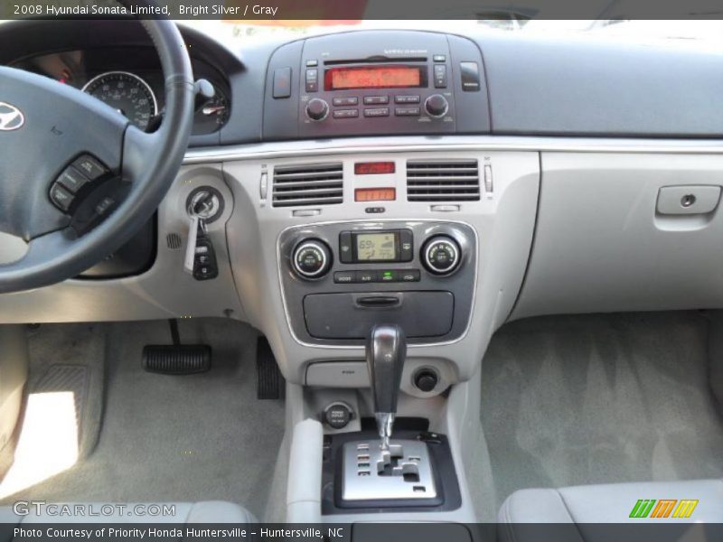 Bright Silver / Gray 2008 Hyundai Sonata Limited