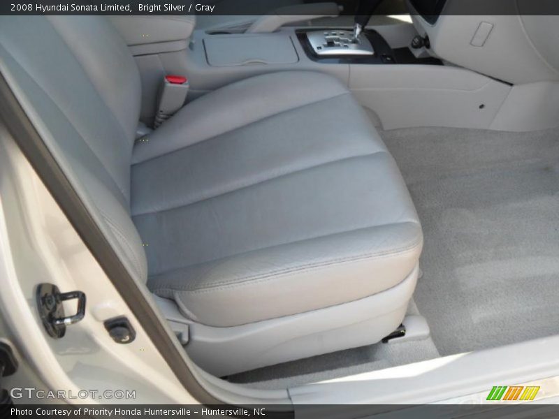 Bright Silver / Gray 2008 Hyundai Sonata Limited