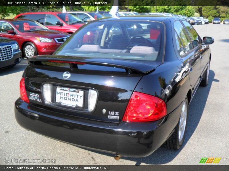 Blackout / Charcoal 2006 Nissan Sentra 1.8 S Special Edition