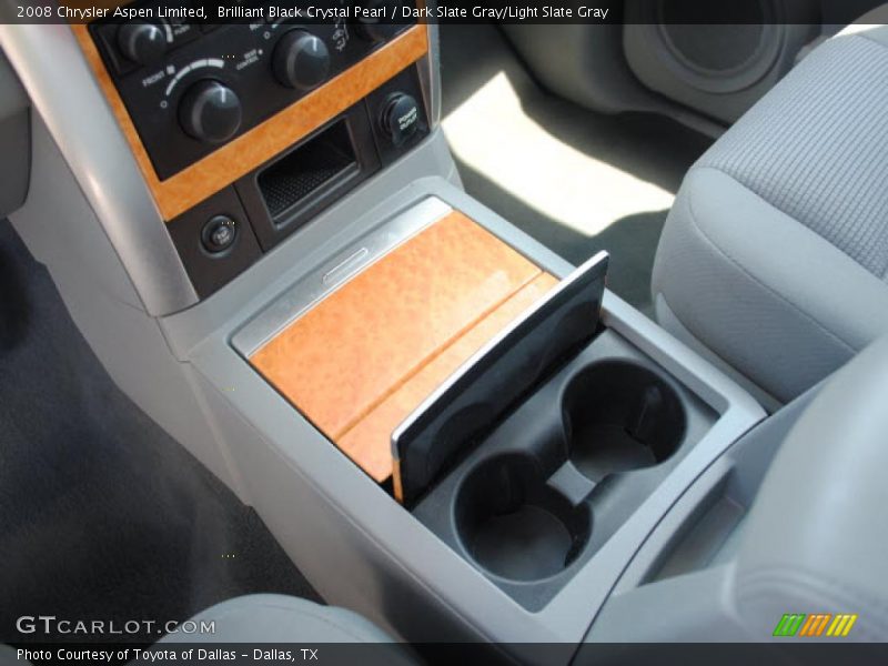 Brilliant Black Crystal Pearl / Dark Slate Gray/Light Slate Gray 2008 Chrysler Aspen Limited