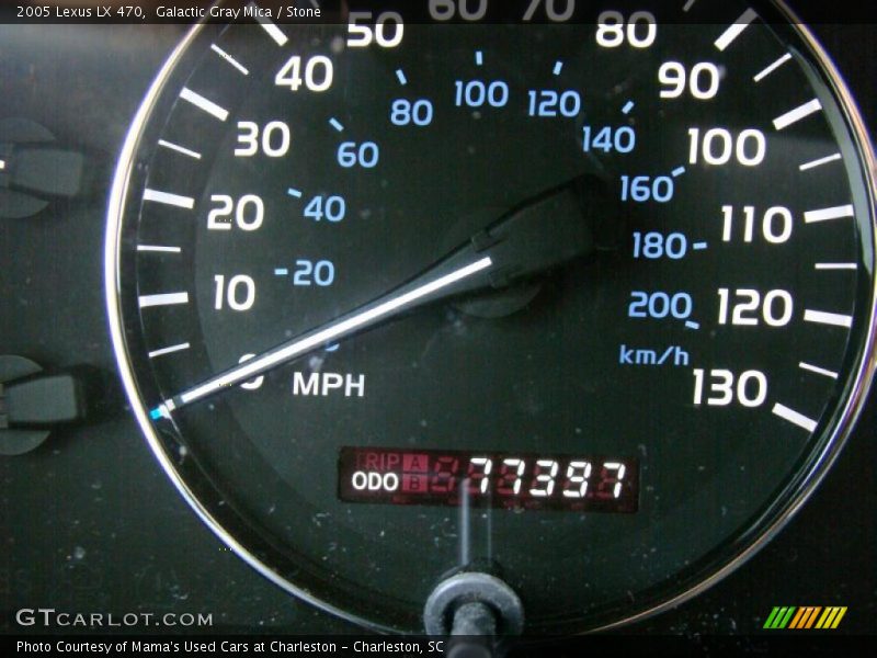 Galactic Gray Mica / Stone 2005 Lexus LX 470