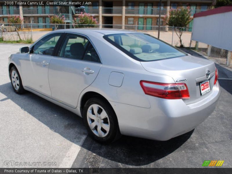 Classic Silver Metallic / Ash 2008 Toyota Camry LE