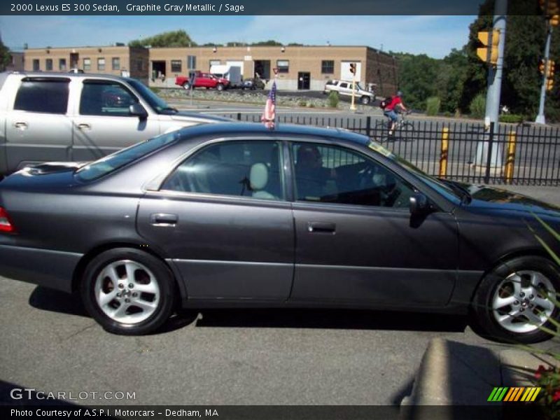 Graphite Gray Metallic / Sage 2000 Lexus ES 300 Sedan