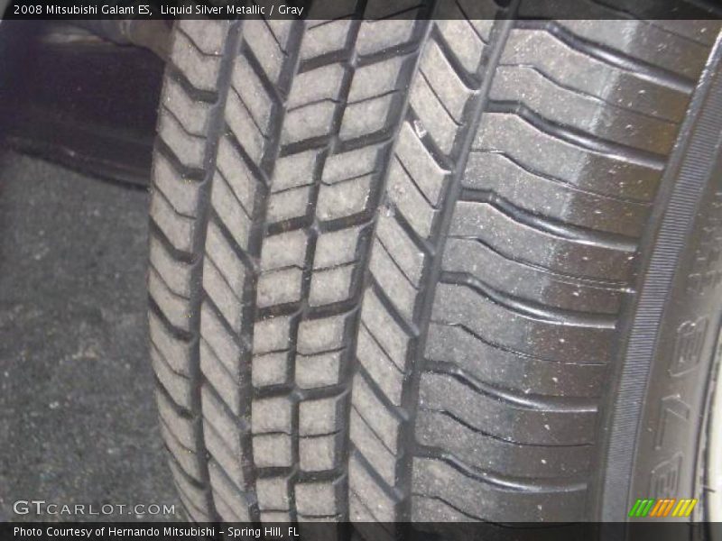 Liquid Silver Metallic / Gray 2008 Mitsubishi Galant ES