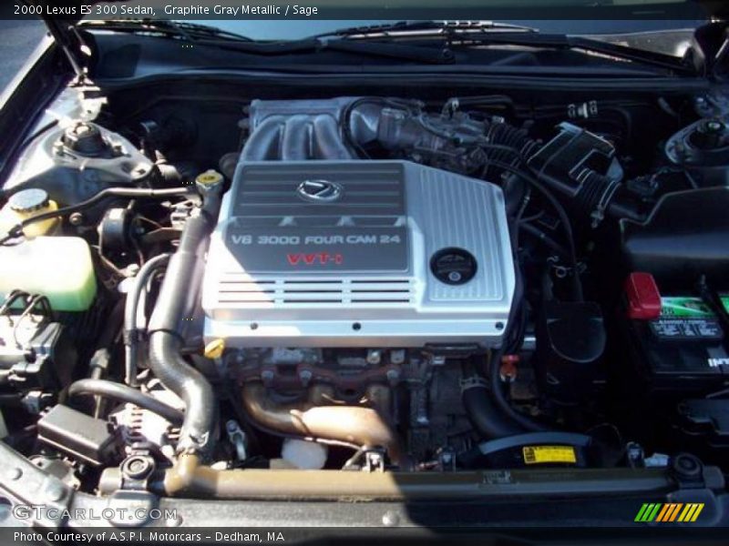 Graphite Gray Metallic / Sage 2000 Lexus ES 300 Sedan