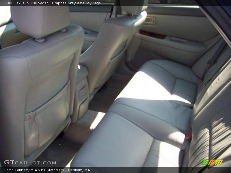 Graphite Gray Metallic / Sage 2000 Lexus ES 300 Sedan