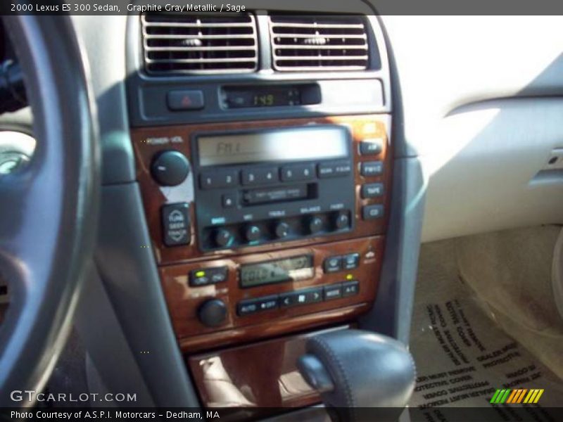 Graphite Gray Metallic / Sage 2000 Lexus ES 300 Sedan