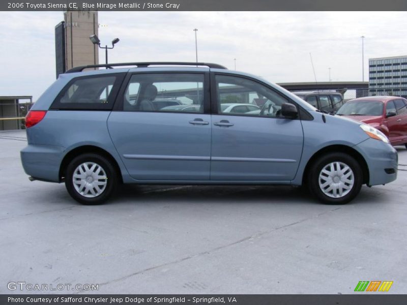 Blue Mirage Metallic / Stone Gray 2006 Toyota Sienna CE