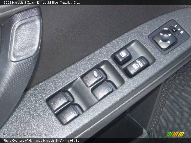 Liquid Silver Metallic / Gray 2008 Mitsubishi Galant ES