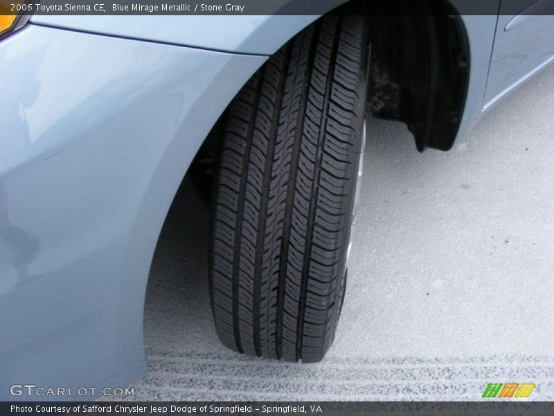 Blue Mirage Metallic / Stone Gray 2006 Toyota Sienna CE
