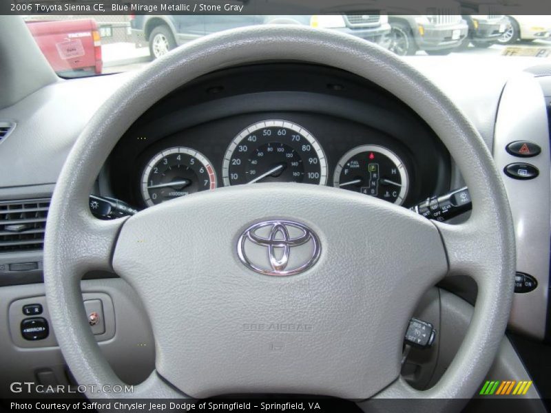 Blue Mirage Metallic / Stone Gray 2006 Toyota Sienna CE