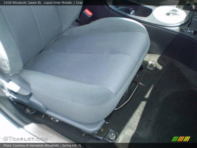 Liquid Silver Metallic / Gray 2008 Mitsubishi Galant ES