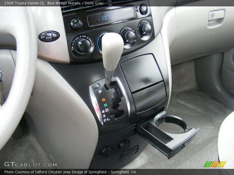 Blue Mirage Metallic / Stone Gray 2006 Toyota Sienna CE