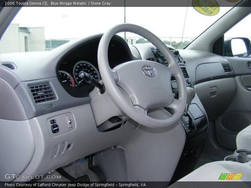 Blue Mirage Metallic / Stone Gray 2006 Toyota Sienna CE