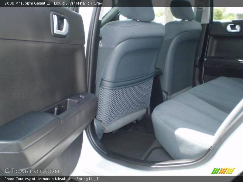 Liquid Silver Metallic / Gray 2008 Mitsubishi Galant ES