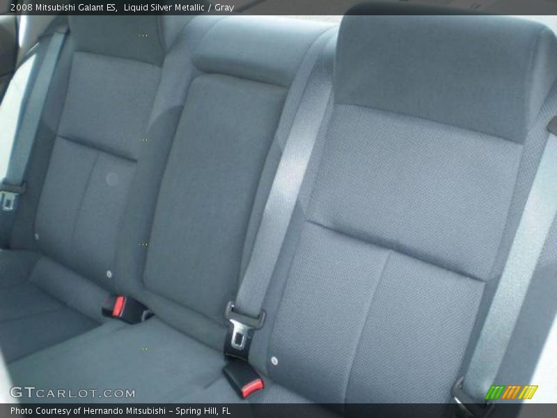 Liquid Silver Metallic / Gray 2008 Mitsubishi Galant ES