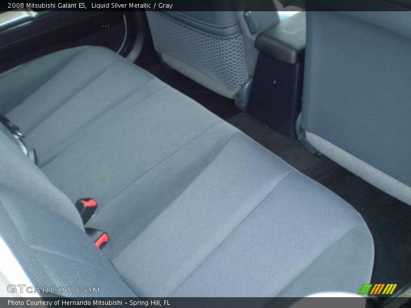Liquid Silver Metallic / Gray 2008 Mitsubishi Galant ES